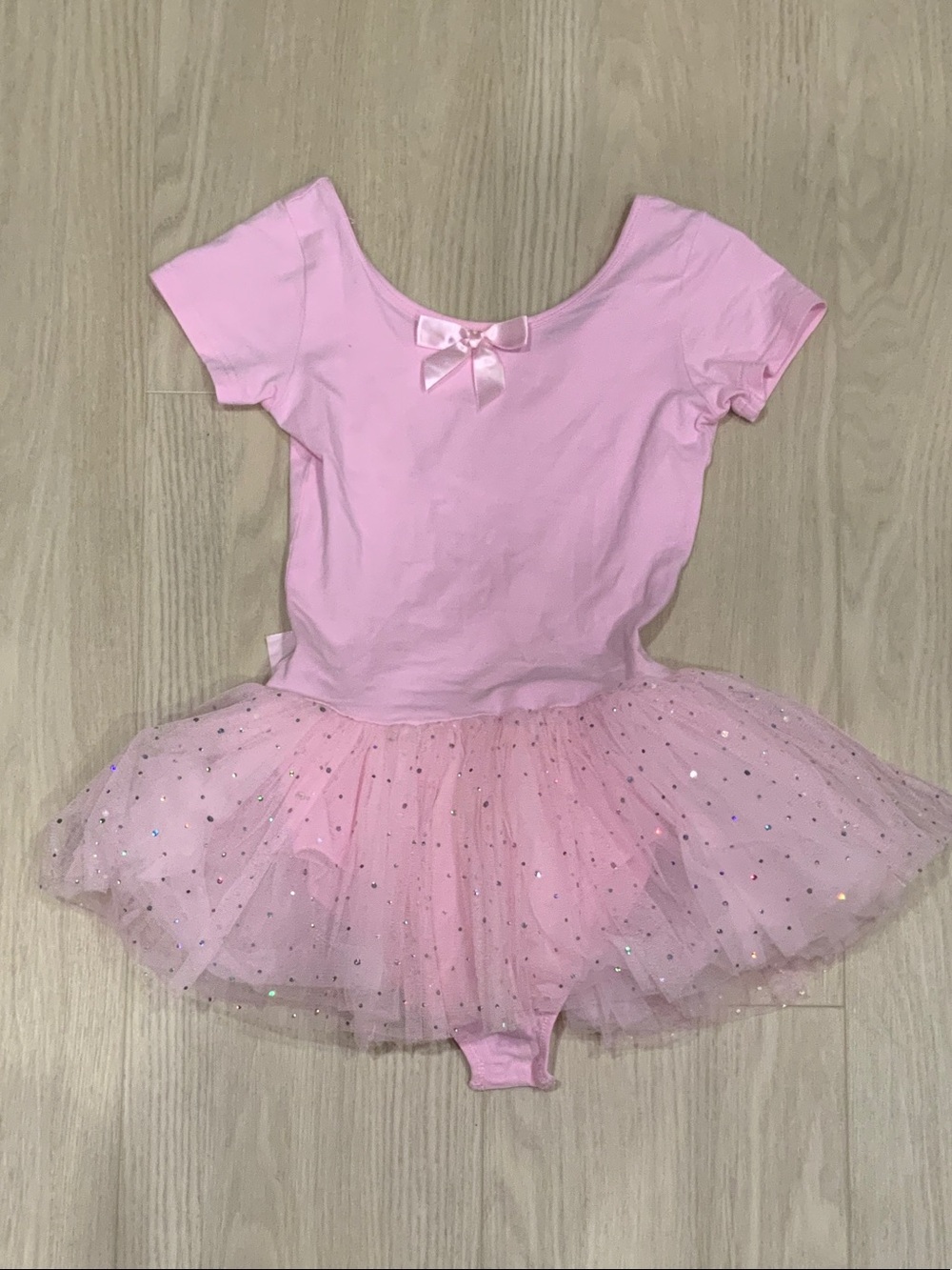 Girls iridescent Sparkle Pink Tutu Dance ballet leotard 9 10 costume dress up